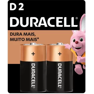 Pilha Alcalina D2 Duracell