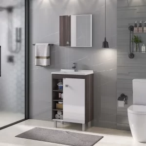 Gabinete Kit Sophia C/ Pés 40CM Amendoa (FABRIBAM)